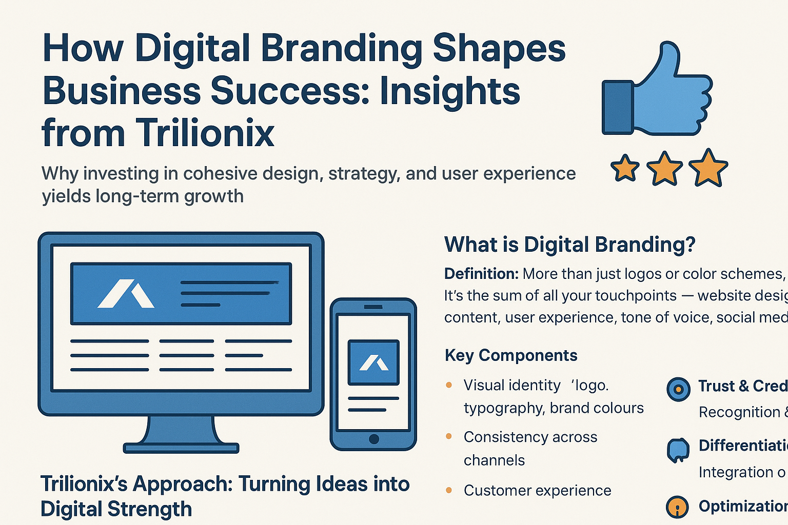 How Digital Branding Shapes Business Success: Insights from Trilionix