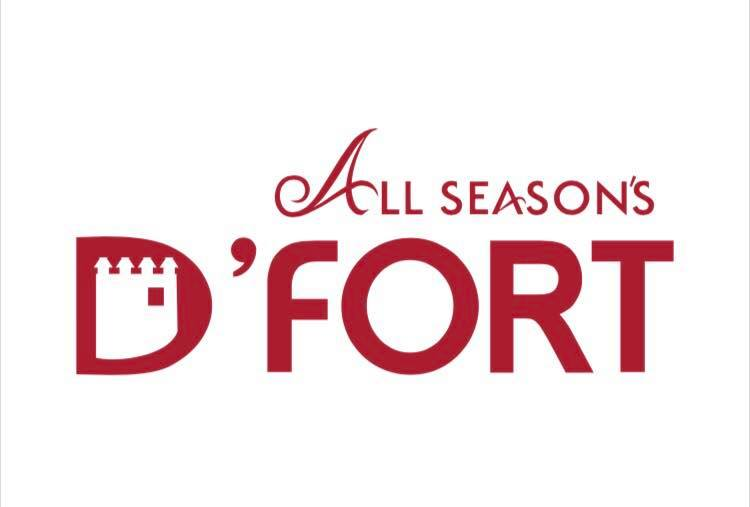 All Season’s D’Fort company logo in red text on a white background