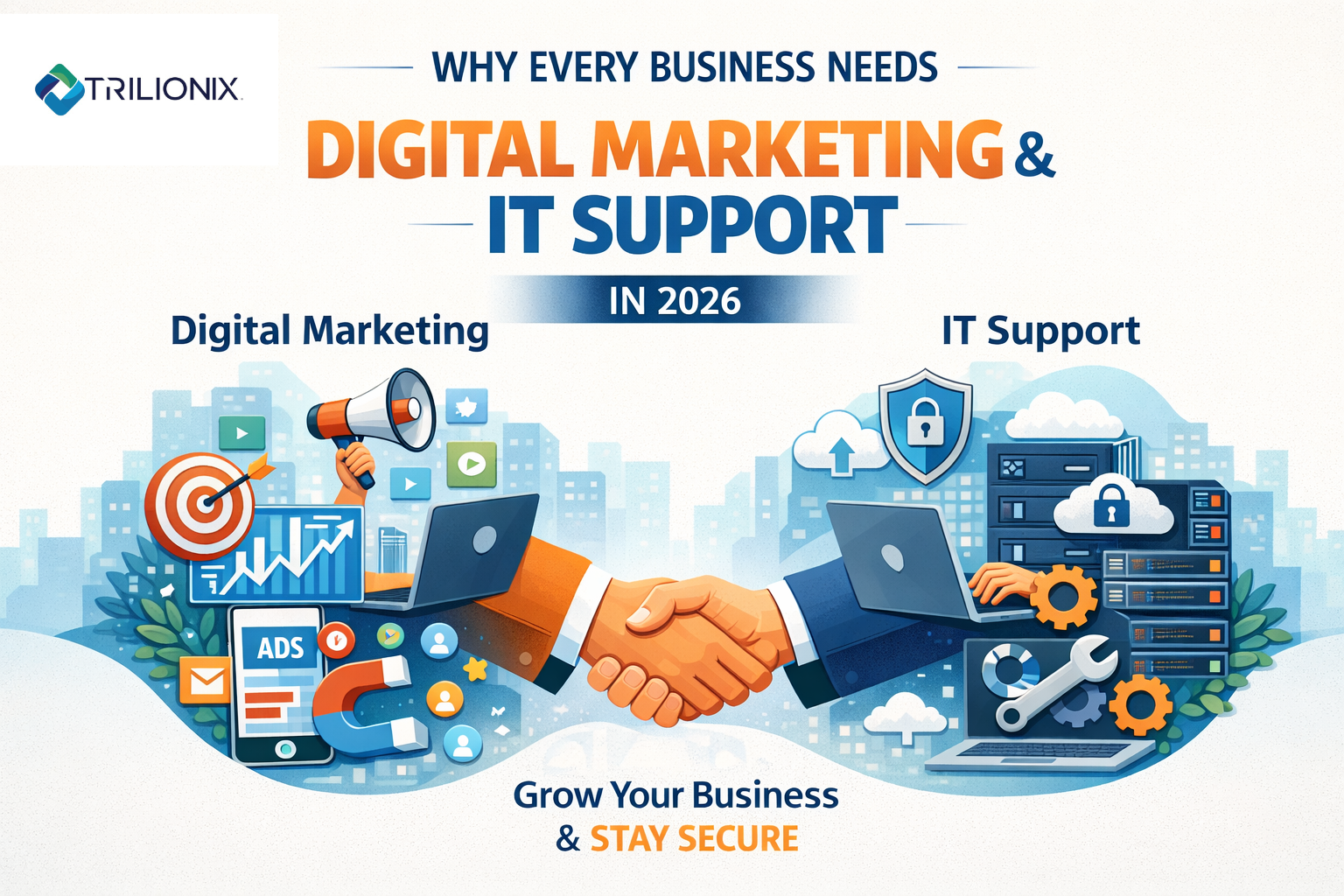 Why Every Business Needs Digital Marketing and IT Support in 2026