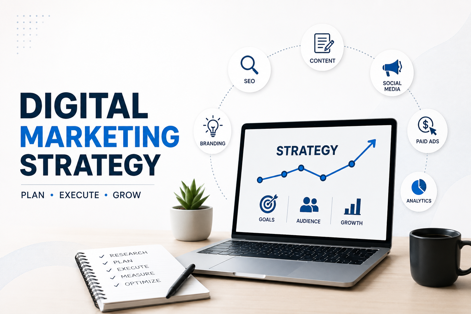 How to Create a Digital Marketing Strategy From Scratch: A Complete Guide for Business Growth